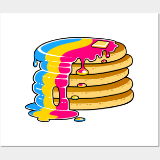 Pan Pansexual Pride Pancakes LGBT Posters and Art